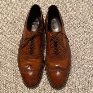Allen Edmonds McAllister Wingtip Brogues Brown 9.5 D